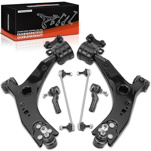 Frankberg 6x Querlenker Satz Vorne Links Rechts Unten 4M513A424AD | Kompatibel mit Focus II Turnier DA DS FFS, Focus II Stufenheck DB DH FCH, S40 II 544, C70 II Cabriolet 542
