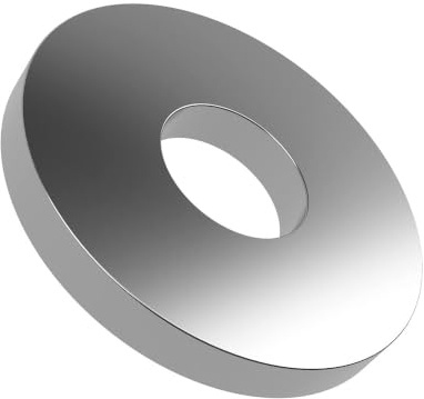 Offgridtec Lot de 10 rondelles en acier inoxydable V2A DIN9021 M16 x 50 mm résistantes à la corrosion pour montage solaire, construction, électronique, automobile et industrielle, argentées