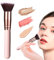 Pinceau Fond de Teint Pinceau Fond de Teint Fluide Pinceau de Maquillage Pinceau Contouring Poils Synthétiques pour le Mélange Liquide, Poudre, Blush, Crème ou Poudre Cosmétique Sans Défaut