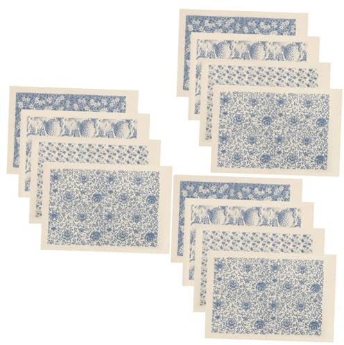 STOBOK 3 Sets Keramik-unterglasur-transfers Keramik-Transfer-unterglasur-Papier Einfache Färbungs-Aufkleber Brenn-Aufkleber Für Keramik 4 Blätter * 3