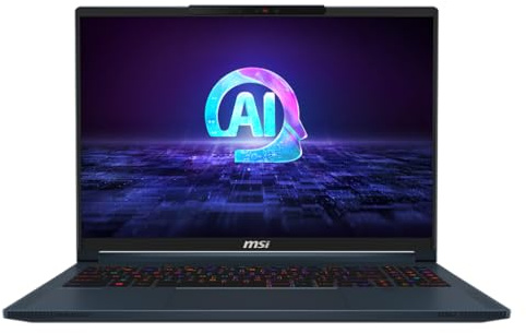 MSI Stealth 16 AI Studio A1VIG-003FR Ordinateur portatile 40,6 cm (16) UHD Intel Core Ultra 9 185H 32 Go DDR5-SDRAM 1