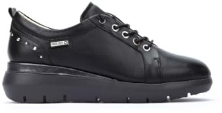 Pikolinos Deportivos en Cuero Rueda para Mujer Color Black