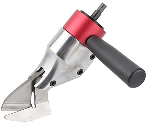 Tondeuses à moutons, Tôle Ciseaux Tête for Perceuse Électrique Mandrin Fer Cisailles En Plastique Tissu Laine Fil Grillage Cutter Air Tournevis Utiliser Outil De Coupe, Tondeuses professionnelles(B T