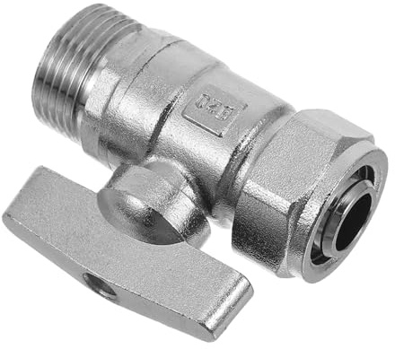 Housoutil Heating Valve for Underfloor Heating Geothermal Tube Connector Pipe Fittings Equal Diameter Elbow Leakproof Precision
