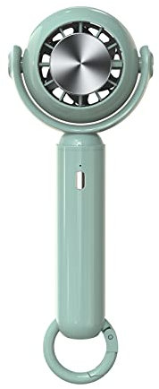 Wjsdsg Ventilador de refrigeración semiconductor de mano, ventilador USB pequeño, 2200 mAh, recargable, portátil, ventilador de escritorio