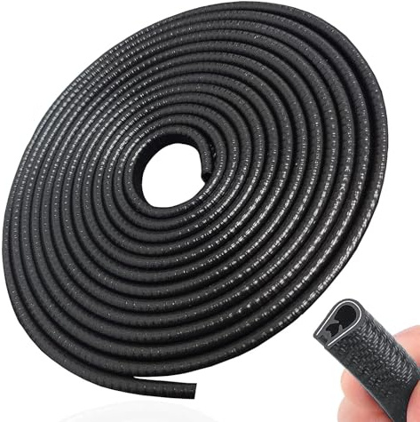 Autotür Türdichtung für Jeep Wrangler JK Rubicon Sahara Sport 2007-2017, Auto Gummidichtung Kantenschutz Selbstklebend Wasserdicht Türschutz Fensterdichtung Gummiprofil