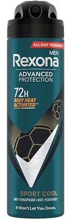 Rexona Men - Desodorante en spray Advanced Protection Sport Cool (6 unidades, 150 ml)