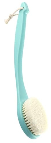LIFKOME Spazzola Corpo Esfoliante Manico lungo Colore Verde in Materiale Ps per Pulizia e Massaggio Gambe e Glutei Design Ergonomico