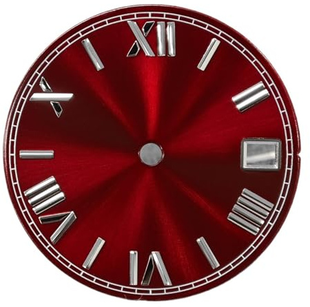 ATOMUSERLY Reloj con Esfera de 28,5mm for Movimiento NH35, Accesorio Luminoso Verde, 1 ud