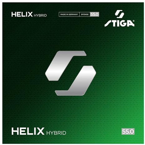 STIGA Gomma per Telaio da Tennistavolo Helix Hybrid 55 Rosso 2,2