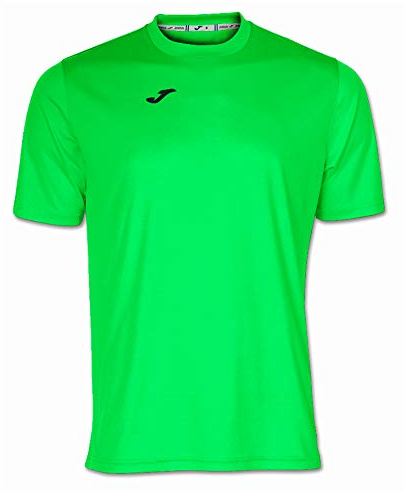 Joma Combi T-Shirt Manches Courtes Homme, Fluor Vert, L