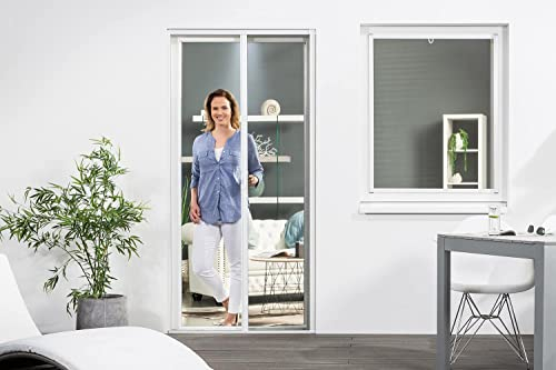 empasa Insektenschutz Fliegengitter Rollo Tür Insektenschutzrollo SMART, weiß, braun, anthrazit, Größen 125 x 220 cm und 160 x 220 cm
