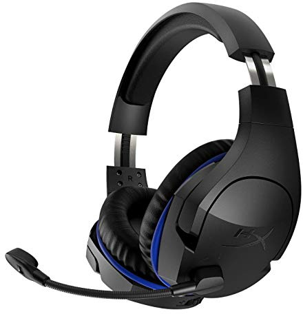 HyperX HX-HSCSW-BK Cloud Stinger Wireless - Kabelgebundenes Gaming Kopfhörer für PS4, schwarz