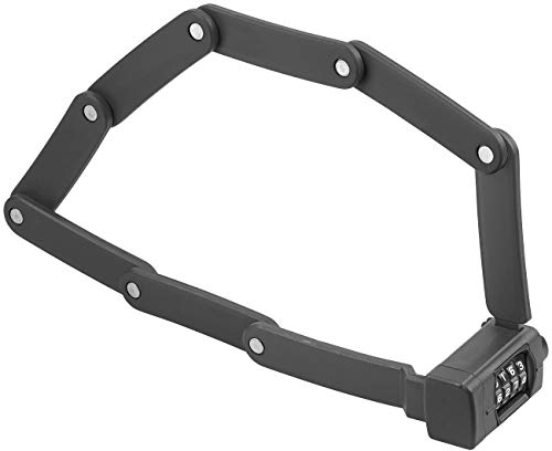 Semptec Urban Survival Technology Faltschloss Fahrrad: Faltschloss mit 4-stelligem Zahlencode, Halterung, 3,5-mm-Stahl, 82 cm (Fahrradschloss mit Halterung, Fahradschloss, Rahmenhalterung)