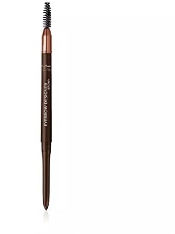 M Asam MAGIC FINISH Augenbrauenstift Eyebrow Designer Brown (0,28g) – 4-in-1 Augenbrauenstift Mit Drehmine & Spiralbürstchen, Perfekte Form & Fülle Dank Pudriger Textur, Optimale Augenbrauen-Bogen