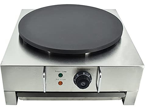 Commercial Electric Crepe Maker, Non-Stick 40cm Plate Large Pancake Machine 3000W