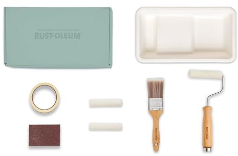 Rust-Oleum Ready to Roll - Eco Paint Kit (Small) - Bathroom Wood & Cabinet Satin Ocean Blues