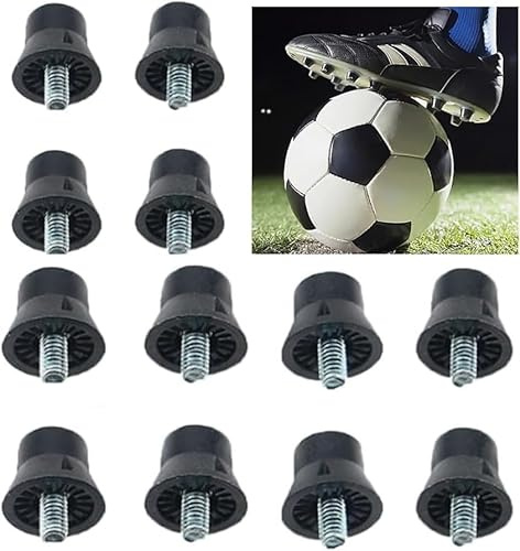 Gokelomg 12 FußBallschuh-Ersatzspikes 13 Mm FußBallschuh- Spikes für FußBallschuhe mit 5 Mm Gewinde