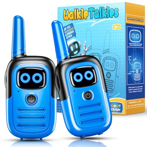 Gifitizi Spielzeug ab 3 4 5 6 7 8 9 10 Jahre Junge, Geschenk Junge 3-10 Jahre Walkie Talkie Kinder Outdoor Spielzeug Junge 3-10 Jahre Walky Talky Geburtstagsgeschenk für Jungs