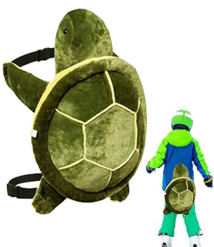 Turtle Butt Pad Snowboarding Soft Comfortable Anti-Fall Turtle Hip | Snowboard Knee Pads for Kids Adults Skiing Skating Snowboarding Ice Skating Protective Gear Hip Pad Cushion Shock-Ab