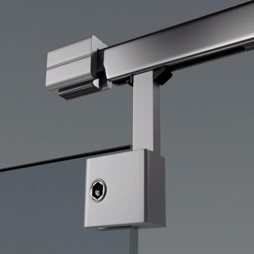 doporro Softstopp-Automatik für Glasschiebetürensystem SSA01 Schließsystem für Glasschiebetüren 2 Stück