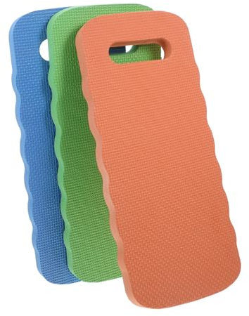 Supvox Kniekissen Gartenunterlage Eva 40x18x2cm 3 Stück rutschfest Leicht Für Yoga Fitness Baden Gartenarbeit
