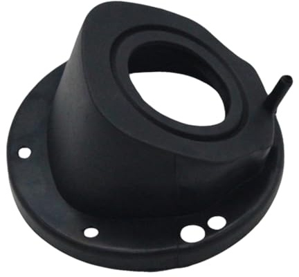 MUCKLILY Forro Tapa del Depósito de Combustible Abs Negro, Repuesto Directo, Alta Adaptabilidad, Resistente y Fiable para Coche