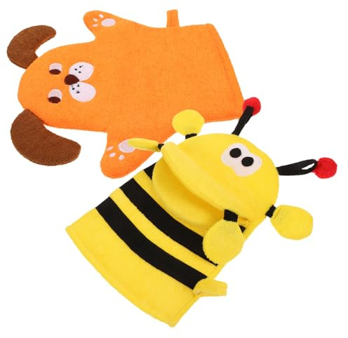 VILLFUL 2pcs Exfoliating Mitts for Body Scrubbing Made of Lightweight Polyester, No Scratch Design, Suitable for Bath and Hotel Use on Arms and Legs