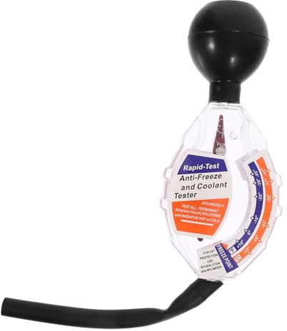 Healvian Densimètre Antigel pour Liquide de Refroidissement, Testeur Rapide à Cadran, Compact et Précis, Outil Automobile Portable, Compatible Voitures, Usage Entretien Véhicule
