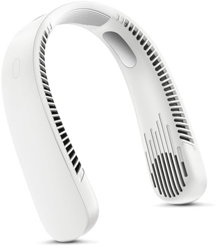 Fashioz Ventilatore Collo Silenzioso, Ventilatore Collo Portatile 3 Velocità Regolabili