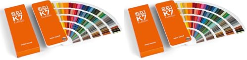 RAL K7 mazzetta colori, 216 colori lucidi, 8 lingue (Confezione da 2)