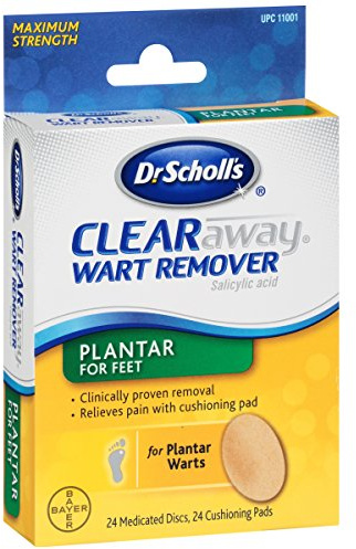 Traitement Anti-Verrues Plantaires Clear Away (Pour Les Pieds) 24 Disques M&e...