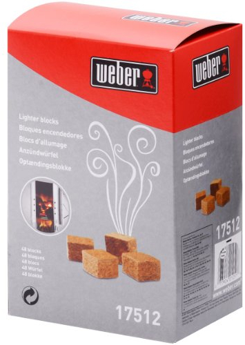Weber 17512 Anzündwürfel 48 Stück, braun