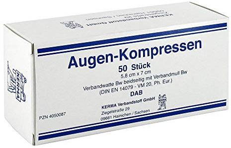 AUGENKOMPRESSEN 5,8x7 cm unsteril 50 St