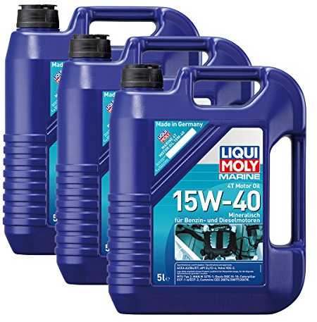 Liqui Moly 3X 25016 Marine 4T Motoröl 15W-40 5L