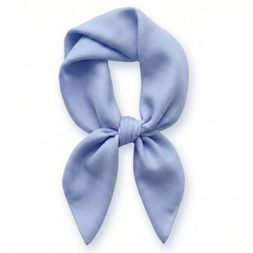 TigerTie Damen Nickituch Halstuch in einfarbig Uni - Weiches Tragegefühl - Tuchgröße 60 x 60 cm - 100% Baumwolle