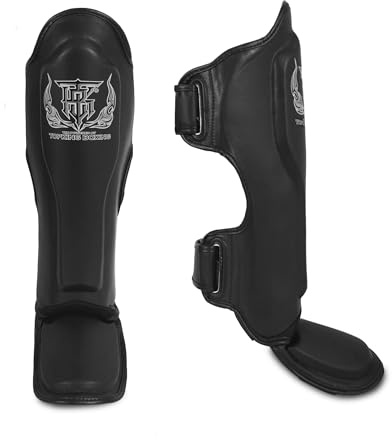 Top King New Pro Protektoren aus Leder für Muay Thai
