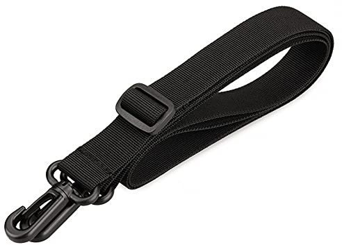 DONGKER 155cm Schultergurt, 1 Stück Verstellbarer Taschengurt schmaler Gurt mit 25 mm Breite, Ersatzteil Transportgurt mit Haken für Reisetasche, Sporttasche, Elektrogeräte, uvm.