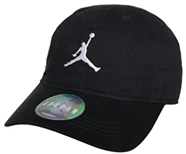 Jordan Mütze für große Jungen, verstellbar, Schwarz (9A0570-F66)/Weiß, Größe 8–20, Weiss/opulenter Garten