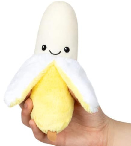 Squishable - Snacker Banane - Comfort Food Collection - 17 cm - Kuscheliges Sammler-Stofftier - Beans