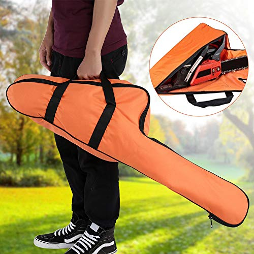 Schutzhülle Für Kettensäge,Kettensäge Tasche,Kettensägenkoffer 18 Zoll,Kettensägen-Tragetaschen Oder -Koffer,14 Kettensägenkoffer,Sac Tronconneuse,Tragbare Orangefarbene Ox-Kettensägen-Tragetasche,Sch