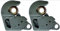 2er Set Unterlenker Fanghaken Schnellkuppler Kat.2s bis 66 KW / 90 PS mit Kugel Grau