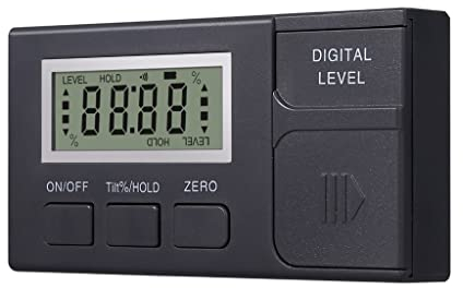 ZzzaNa Digitaler Gehrungssägen-Winkelmesser mit 2-seitigem Neigungsmesser, Mini-Elektronik-Wasserwaage for Tischkreissäge Winkellehre