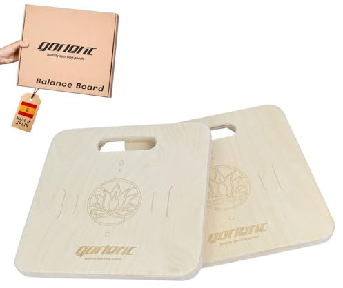 Gorletic Balance Board für Handstand und Balance, zusammenklappbares Design, rutschfeste Oberfläche für Calisthenics, Premium-Birkenholz, Fitness