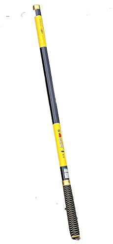 Stipprute Ultraleicher Super hart 3,6/4,5/5,4/6,3/7,2 Meter Strom Handpol Kohlefaserguss Teleskopenfischstangen Fisch Tackle Tackle Angel Rute (Größe : Yellow_2.7 m)