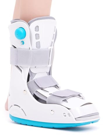 AQUASHIELDING Stivale per frattura, Stivale da Passeggio Gonfiabile Medico, Stivale Ortopedico per lesioni alle Dita rotte, Caviglie slogate, frattura del Piede di Supporto Post-operatorio,M