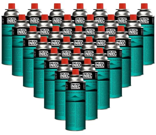 INTEC - Confezione 28 bombole di Gas da Campeggio 227gr Cartuccia di butano compatta