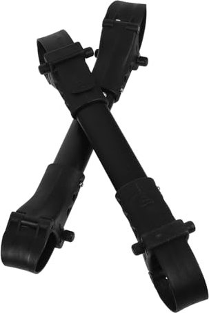 BESTonZON Conector Para Cochecitos Gemelos Para Padres, Aluminio Resistente, Color Negro, Compatible Mayoría De Cochecitos Dobles, Adecuado Para Paseos y Viajes Al Aire Libre, Set De 2 Unidades