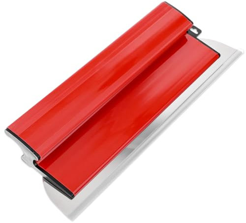 innislink Spatule Enduit, 40 cm Acier Inoxydable Couteau a Enduire, Grattoir à Cloisons Sèches Professionnel, avec Manche en Forme de Z pour Outils Plaquiste pour Le Plâtrage de Plafond et Mur