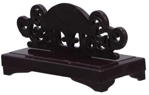 DECHOUS Folding Fan Display Stand Plastic Construction Sturdy Holder for Hand Fan Presentation and Decorative Oriental Decorative Stand Base Bracket